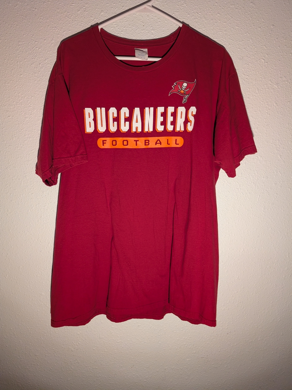 Fanatics Red Buccaneers Football Tee XL